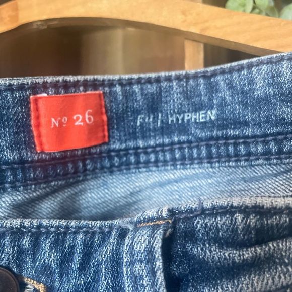 Anthropologie Pilcro and the Letterpress Size 26 Hyphen Fit Embroidered - Picture 5 of 14